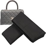 Lckaey Bag Organizer For coco handle small bag organizer Felt insert 2020black-S - Best Deal Finder