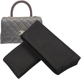 Lckaey Bag Organizer For coco handle small bag organizer Felt insert 2020black-S - Best Deal Finder