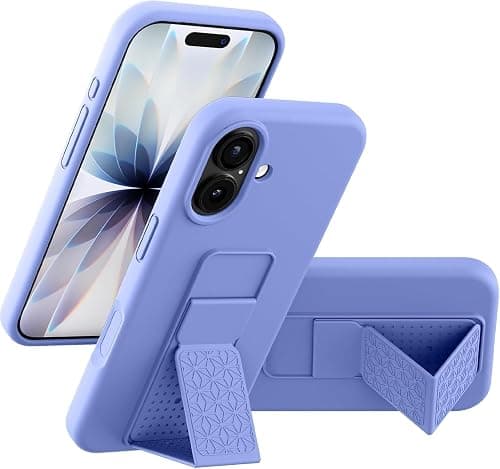 iPhone 17 Case, Kickstand Finger Grip Cover for iPhone 17, Car Magnetic Multi Stand Soft Silicone Phone Case for iPhone 17 6.3 inch (Sky Blue, IPhone 17) on Amazon.ae - Price Tracker