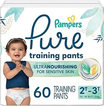 Pampers Pure Protection Training Underwear Size 4 2T-3T 60 Count - Amazon.ae Price Tracker