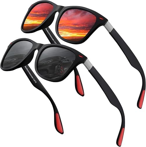 Polarized Sun Glas For Men Women Sunglasses Fishing Cycling Driving Hiking Ultralight Retro Ravel Night Vision Glasses UV Protection على Amazon.ae - متتبع الأسعار