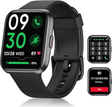 Aeac Smart Watch (Answer/Make Call) for Men Women,1.8" Fitness Watch for iPhone iOS Andriod with Blood Oxygen/Stress Monitor,100+ Sport Modes,Fitness Tracker IP68 Waterproof on Amazon.sa - Price Tracker