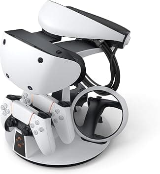 KIWI design D2 3-in-1 Controller Charging Station for PSVR2 and PS5 with VR Display Stand and LED Charging Indicator on Amazon.ae - Price Tracker