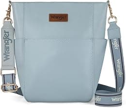 Wrangler Bucket Handbags for Women Crossbody Shoulder Purse with Organizer Insert - Best Deal Finder