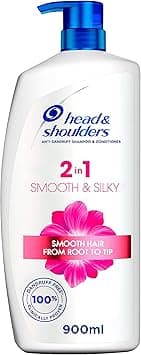 Head & Shoulders Smooth & Silky 2In1 Anti-Dandruff Shampoo With Conditioner 900 ml on Amazon.ae - Price Tracker