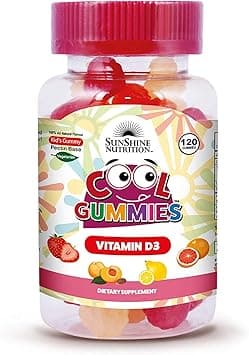 Sunshine Nutrition Cool Gummies Vitamin D3 120'S on Amazon.ae - Price Tracker