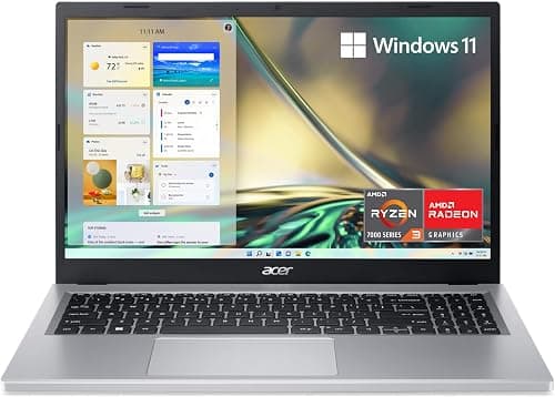 Acer Aspire 3 A315-24PT-R08Z Slim Laptop | 15.6" Full HD IPS Touch Display | AMD Ryzen 3 7320U Quad-Core Processor | AMD Radeon Graphics | 8GB LPDDR5 | 256GB NVMe SSD, Silver on Amazon - Best Deal Finder