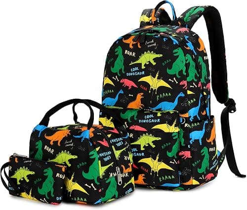 ecodudo Cute Lightweight Kids Backpack Girls School Backpacks Boys Bookbags with Lunch Bag on Amazon.ae - Price Tracker