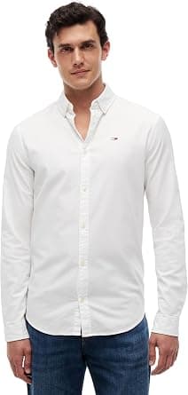 Tommy Jeans Men's Tjm Slim Stretch Oxford Shirt Shirt on Amazon - Best Deal Finder