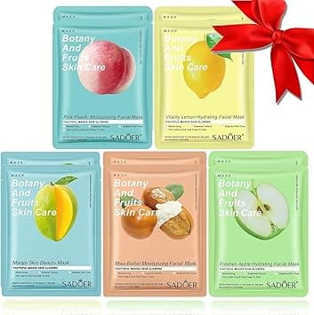 10-Pack Hydrating Facial Sheet Masks – Nourishing Skincare for All Skin Types, Gentle for Sensitive Skin, Bulk Spa Set for Women & Gift-Giving on Amazon.ae - Price Tracker