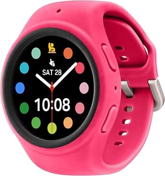 SAMSUNG Galaxy Watch Kids 4, 5, 6, 7, FE Series Band, Smartwatch Replacement Strap for Kids, Lightweight and Durable, Small, GP-TYL305AMBRU, Magenta - متتبع أسعار Amazon.sa