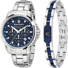 Maserati SUCCESSO Chronograph Men's Watch + Bracelet in Stainless Steel - Amazon.sa Price Tracker