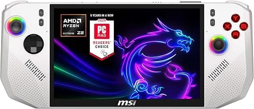 msi Claw A8 PC Gaming Handheld: AMD Ryzen Z2 Extreme, 8" FHD+ 120Hz Display, 24GB LPDDR5x, 1TB NVMe SSD, SD Card Reader, Thunderbolt 4, Win 11 Home: White BZ2EM-070US على Amazon.ae - متتبع الأسعار