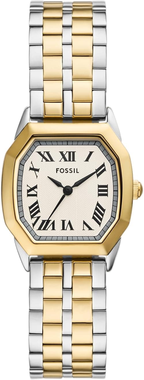 Fossil Women's Harlow Three-Hand Stainless Steel Bracelet Watch on Amazon.ae - Price Tracker