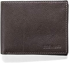 Steve Madden mens Leather Rfid Wallet Extra Capacity Attached Flip Pocket Wallet - Amazon.ae Price Tracker