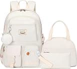 Spotted Tiger School Backpack for Girls Backpack with Lunch Box Anime Bookbag School Bag Kawaii Backpack Set for Teen Girls - Best Deal Finder
