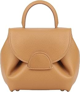 Women's Top-Handle Handbags,Top Handle Bag,Designer Bags for Women,Luxury Handbags,Mini Faux Leather Shoulder Bag - Best Deal Finder