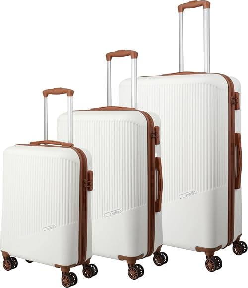 Travelite Bali Series 4-Wheel Suitcase Set 3 Pieces Sizes L/M/S, Luggage Series ABS Hard Shell Trolleys on Amazon - Best Deal Finder