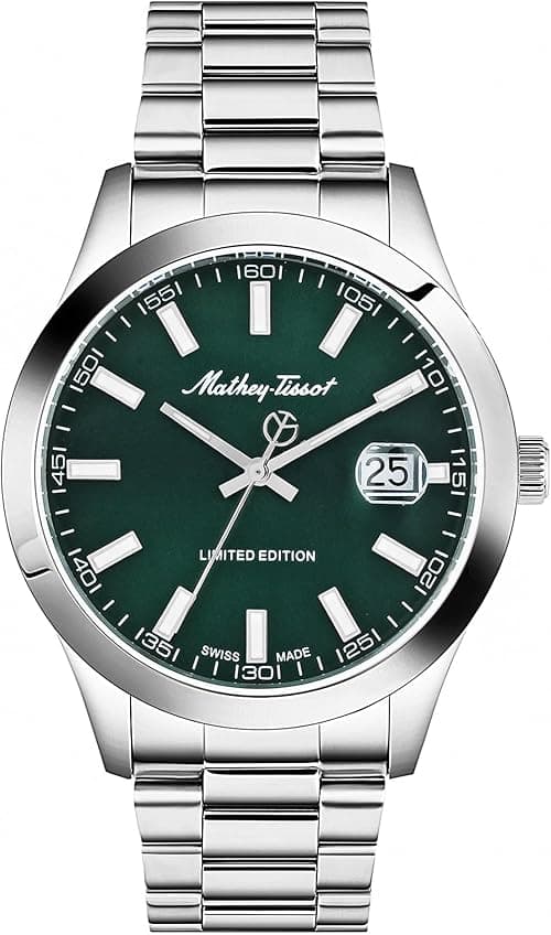 Mathey-Tissot Mathy I LE Quartz Green Dial Ladies Watch D451VE on Amazon.ae - Price Tracker