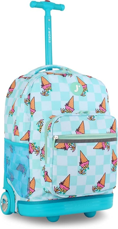 J World New York unisex-adult Sunrise Rolling Backpack على Amazon.ae - متتبع الأسعار