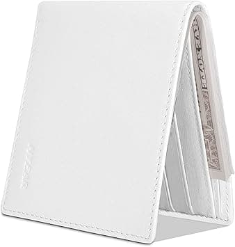 NYEAR Wallet for Men Slim Mens Wallet Leather Bifold Wallets for Men White Wallet Men Compact Leather Wallets for Men As Nice Gifts for Birthday, Anniversary and Graduation, White, Slim Wallet on Amazon.ae - Price Tracker