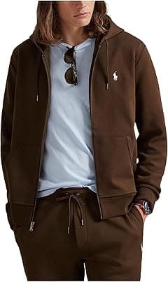 POLO RALPH LAUREN mens Double-knit Full-zip Hoodie Sweatshirt (pack of 1) - Amazon.ae Price Tracker