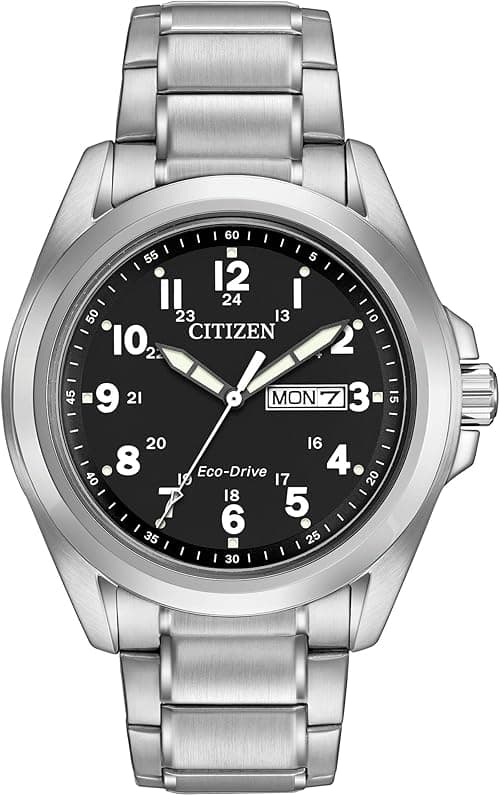 Citizen Men's Black Dial Stainless Steel Band Watch - AW0050-82E on Amazon.ae - Price Tracker