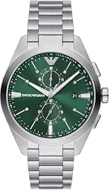 Emporio Armani Watch for Men, Chronograph Movement, Stainless Steel Watch - Best Deal Finder