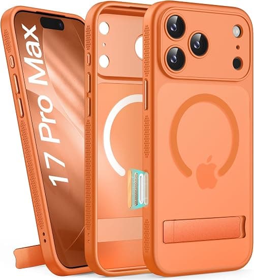 Vihibii for iPhone 17 Pro Max Case Magnetic with Stand, Orange on Amazon.ae - Price Tracker