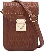 MKP Women Fashion Signature Lightweight Cute Small Crossbody Bags Cell Phone Purse Wallet Shoulder Bag With Snap Closure - Best Deal Finder