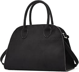 Women Suede Large Tote Bag Casual - Best Deal Finder