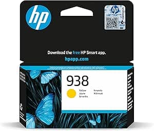 HP 938 Yellow Original Ink Cartridge | Compactible with HP OfficeJet Pro 9110, 9120, 9130, 9123, 9720 & 9730 on Amazon.ae - Price Tracker