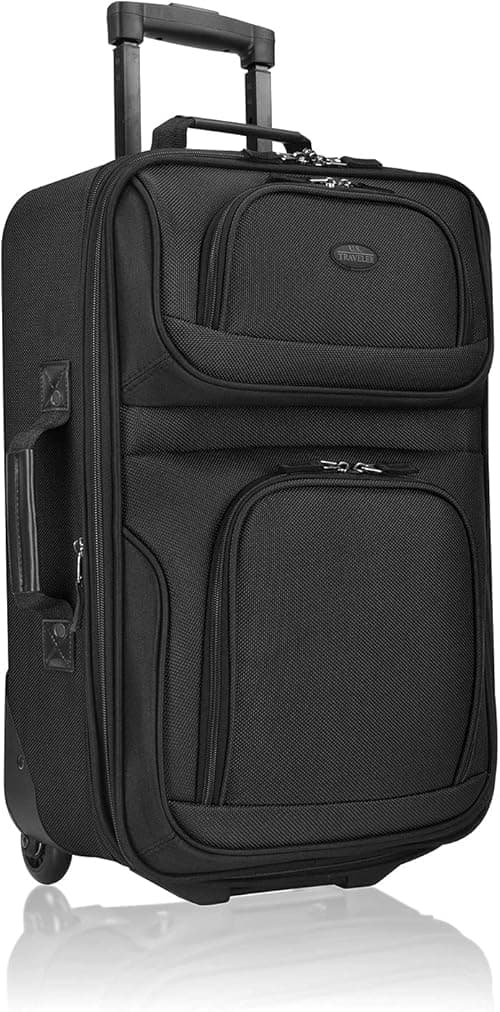 U.S. Traveler Rio Rugged Fabric Expandable Carry-on Luggage Set on Amazon.ae - Price Tracker