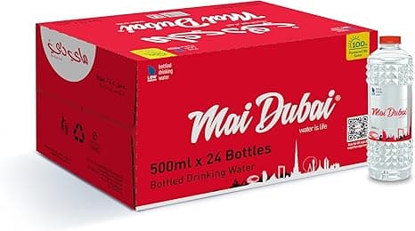 Mai Dubai Bottled Water Box, 24 x 500 mL on Amazon.ae - Price Tracker