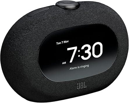 JBL HORIZON 3 Bluetooth clock radio speaker with DAB/DAB+/FM, Black - Best Deal Finder