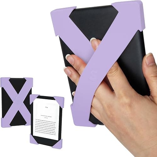 Strapsicle Hand Strap for Kindles & Kobos - Compatible with Paperwhite Gen 11/12 (6.8"/7"), Signature Edition - Colorsoft - Pack 2 - Large - Lilac على Amazon.ae - متتبع الأسعار