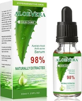 FUIN Azelaic Acid Balancing Serum, Aloe Vera Moisturiser Face Serum, Collagen Serum for Face, Remove Blackhead, Redness Relief and Acne Blemish Control, Fade and Repair Dark Spots, Skin Moisturizer on Amazon.ae - Price Tracker
