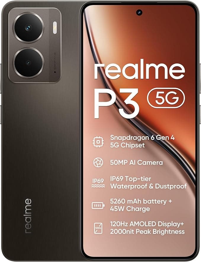 Realme P3 Dual-SIM 512GB ROM + 12GB RAM (GSM Only | No CDMA) Factory Unlocked 5G Smartphone (Comet Grey) - International Version on Amazon.ae - Price Tracker