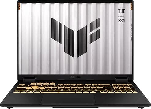 ASUS TUF Gaming F16 (2025) Laptop, 16" 2.5K 165Hz IPS Display, Intel Core Ultra 9 275HX, 16GB DDR5 RAM, 1TB SSD, NVIDIA GeForce RTX 5060 8GB GDDR7, RGB Keyboard, 1080p IR Camera, WiFi 6E, Black on Amazon.ae - Price Tracker