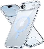 JETech Magnetic Case for iPhone Air Compatible with MagSafe, Shockproof Phone Bumper Cover, Anti-Scratch Clear Back, 6.5-Inch Display (Blue) - Best Deal Finder