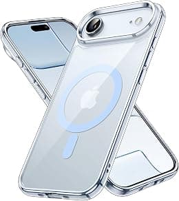 JETech Magnetic Case for iPhone Air Compatible with MagSafe, Shockproof Phone Bumper Cover, Anti-Scratch Clear Back, 6.5-Inch Display (Blue) - Best Deal Finder
