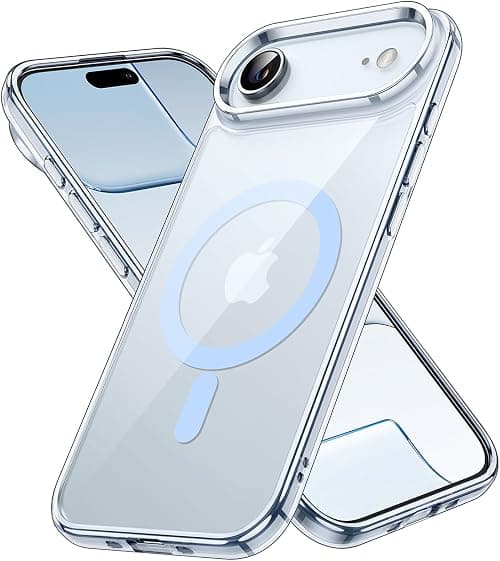 JETech Magnetic Case for iPhone Air Compatible with MagSafe, Shockproof Phone Bumper Cover, Anti-Scratch Clear Back, 6.5-Inch Display (Blue) on Amazon - Best Deal Finder