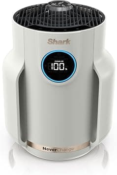 Shark NeverChange Air Purifier Compact Pro, Long-Lasting HEPA-Exceeding Filtration, For Pet Dander, Dust, Smoke, Allergens, Up to 250 sq. ft., Odor Neutralizer, Bedroom, Nursery, Dorm, HP072 (2025) on Amazon.ae - Price Tracker