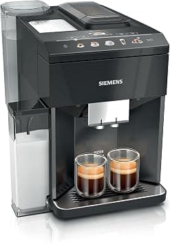 SIEMENS EQ500 Fully Automatic Coffee Maker with CoffeeSelect Display, oneTouch DoubleCup, aromaDouble Shot, AutoMilk Clean, ceramDrive and Home Connect in Dark Stainless Steel - متتبع أسعار Amazon.sa