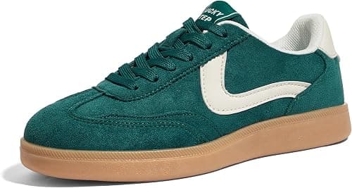LUCKY STEP Women's Retro Trainers, Fashionable Classic Casual Shoes, Non-Slip Comfortable Skate Shoes for Walking on Amazon.ae - Price Tracker