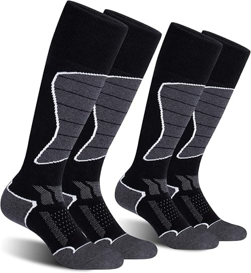 2 Pair Ski Socks for Men and Women Skiing, Snowboarding Warm Winter Thermal Socks on Amazon.ae - Price Tracker