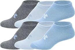 Under Armour UA Training Women's No-Show Socks, Medium Size, 6 Pairs - Best Deal Finder