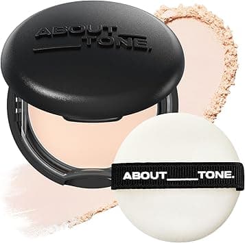 ABOUT TONE Blur Powder Pact - Pressed Powder Compact with Mirror and Puff Makeup Setting Finishing Blurring Natural Translucent Lightweight Face Sebum Oil Control Vegan Formula Korean Face Makeup (1.5 on Amazon.ae - Price Tracker