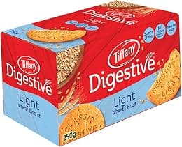 Tiffany, Digestive, Light Natural Wheat Biscuit, 250G - Best Deal Finder