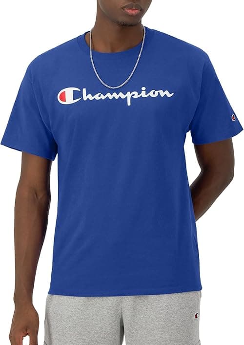 Champion mens Classic Graphic Tee, Big C Logo T-Shirt on Amazon.ae - Price Tracker